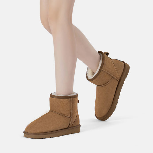 Everau Ostrich Boot – Chestnut - Australian Sheepskin Comfort - uk-4