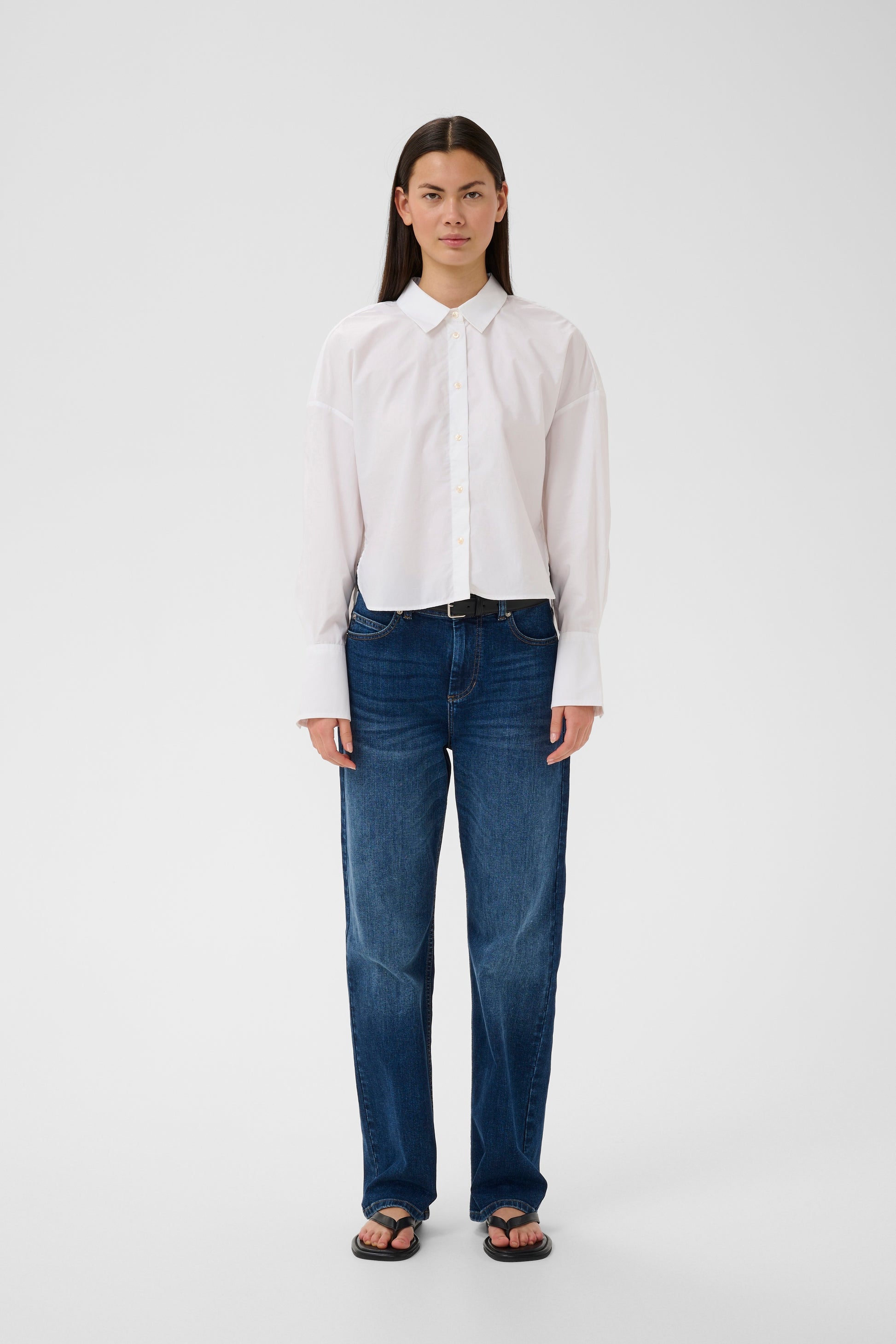 InWear Lelo Neola White shirt on a white background