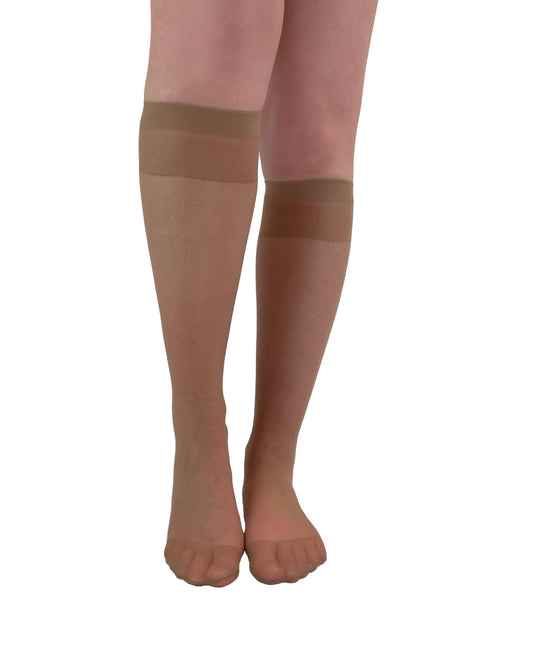 Pamela Mann Black Sheer Knee High Socks