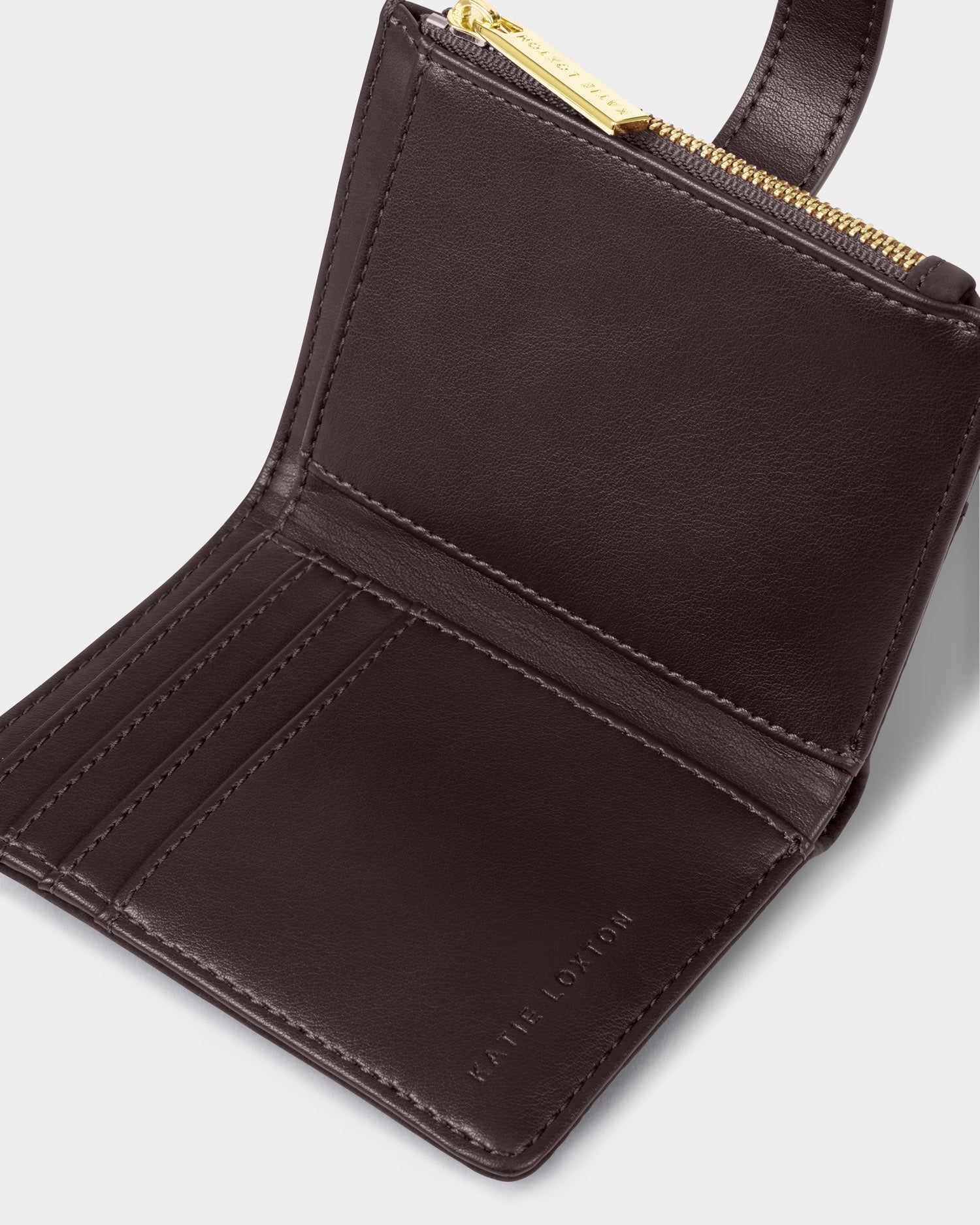 Katie Loxton Orin Twist Lock Purse available in Black Crocodile, Bitter Chocolate Suedette and Chocolate Leopard.