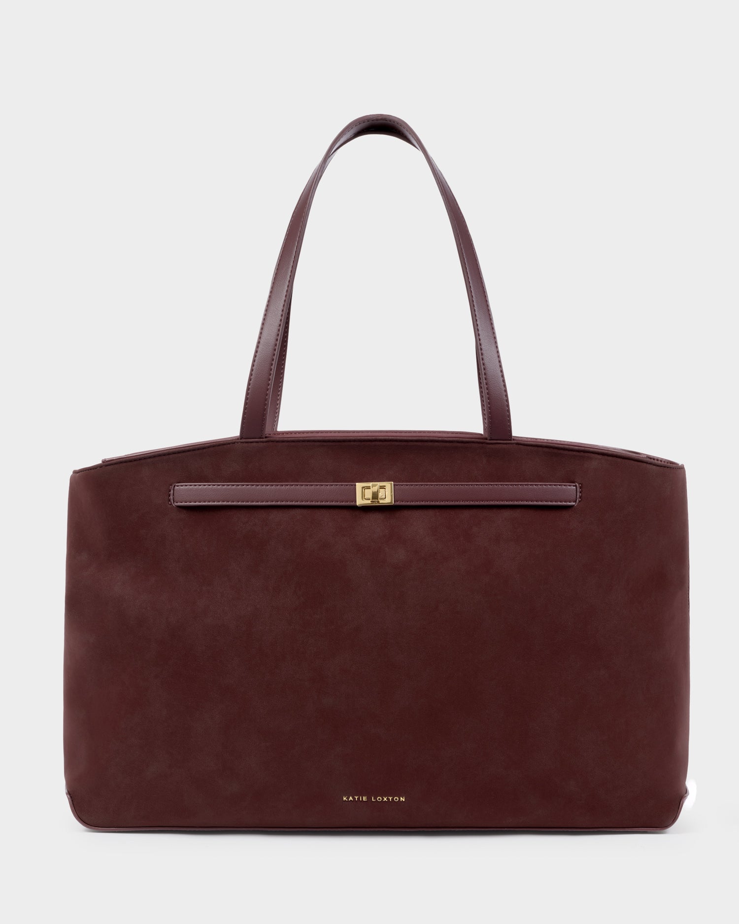 Katie Loxton Orin Tote Bag available in  Cherry with a spacious structured design.