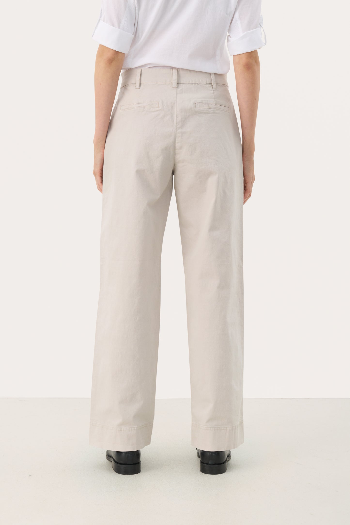 Part Two Belme Straight leg trousers in beige 