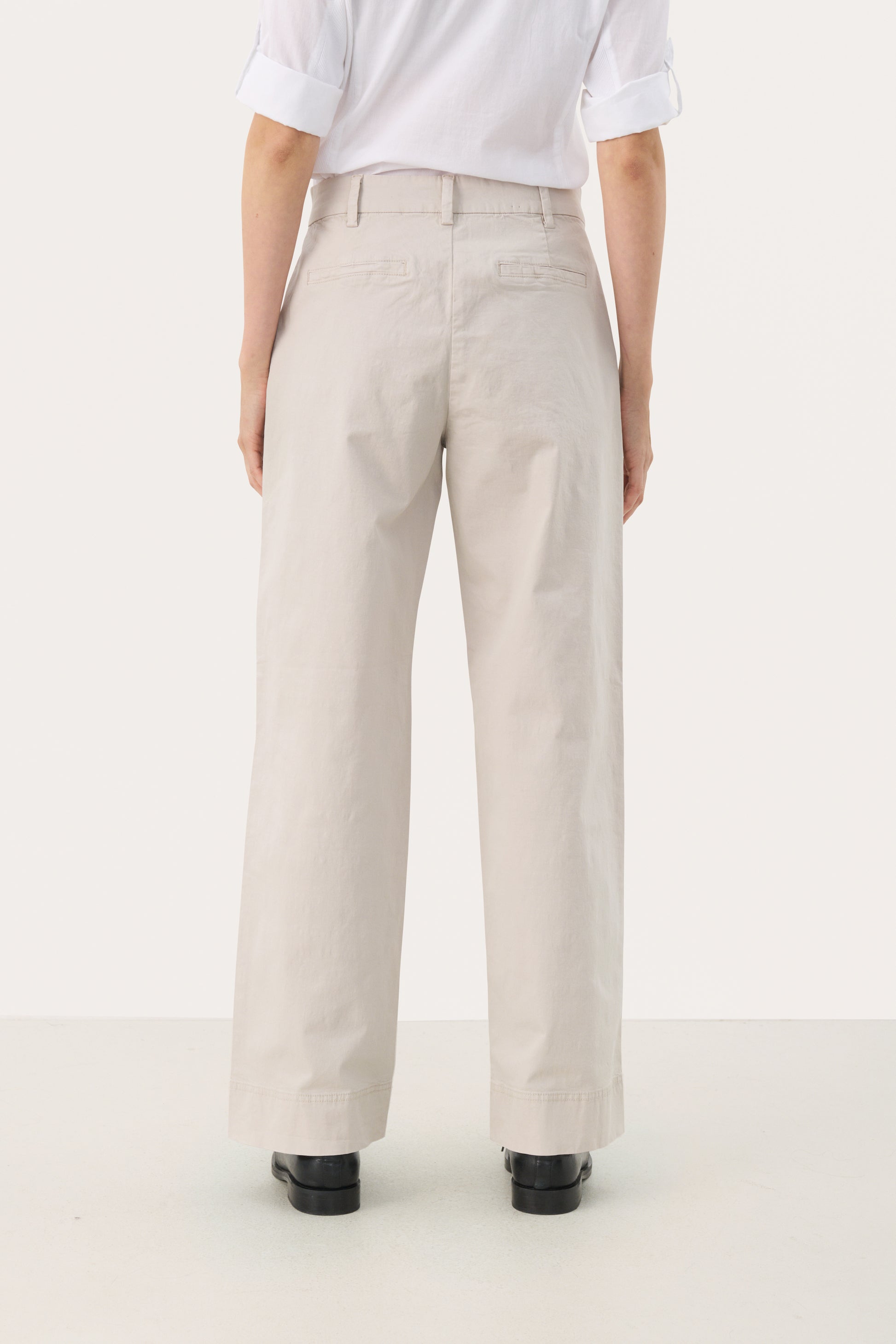 Part Two Belme Straight leg trousers in beige 