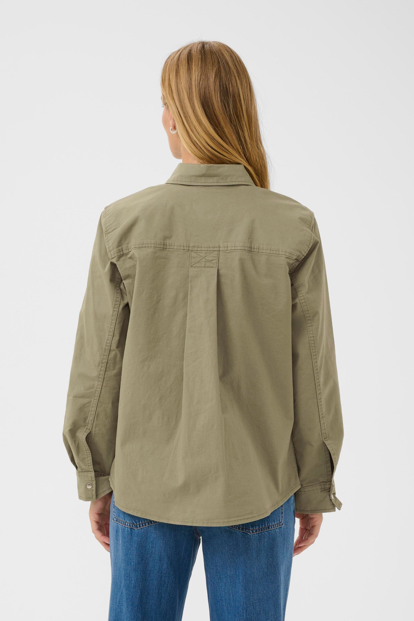 Part Two Nayla Shirt/Jacket in Vetiver Green