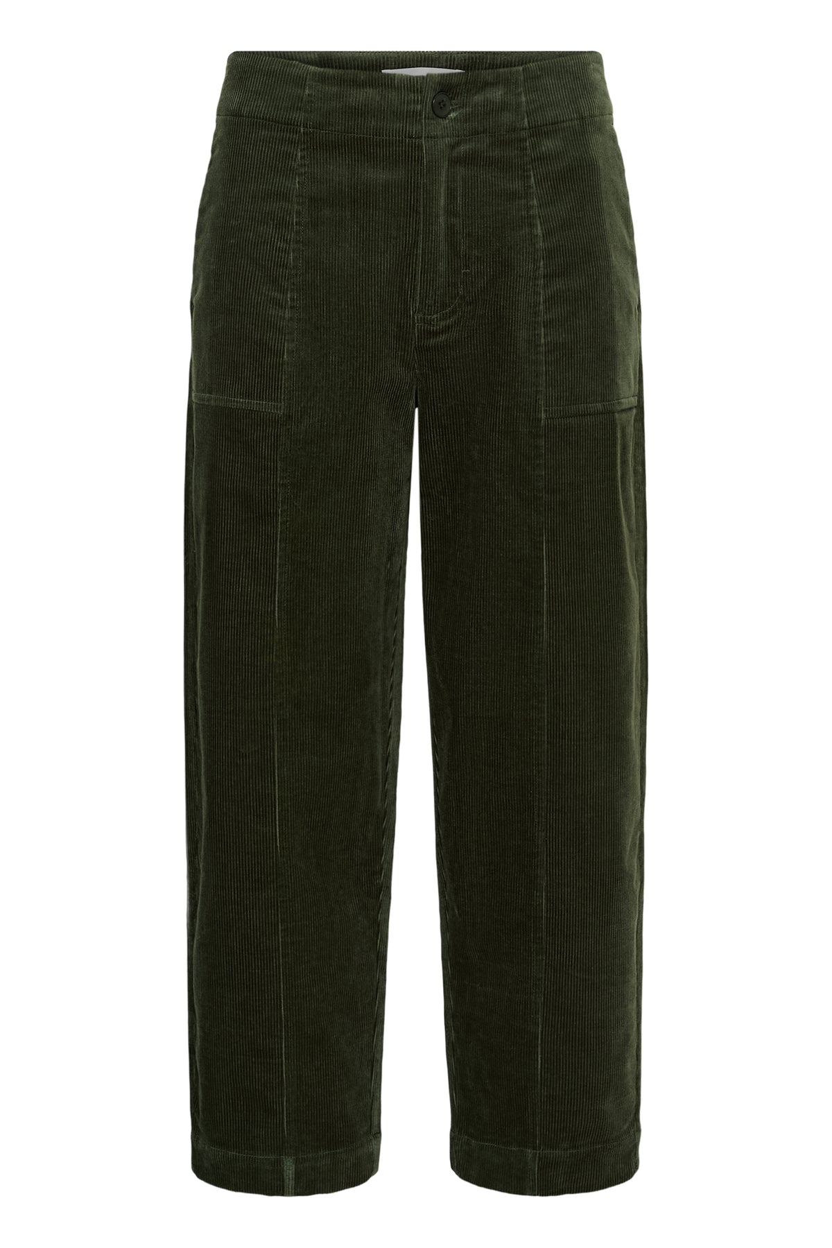 Part Two Netta corduroy trousers in Beetle green