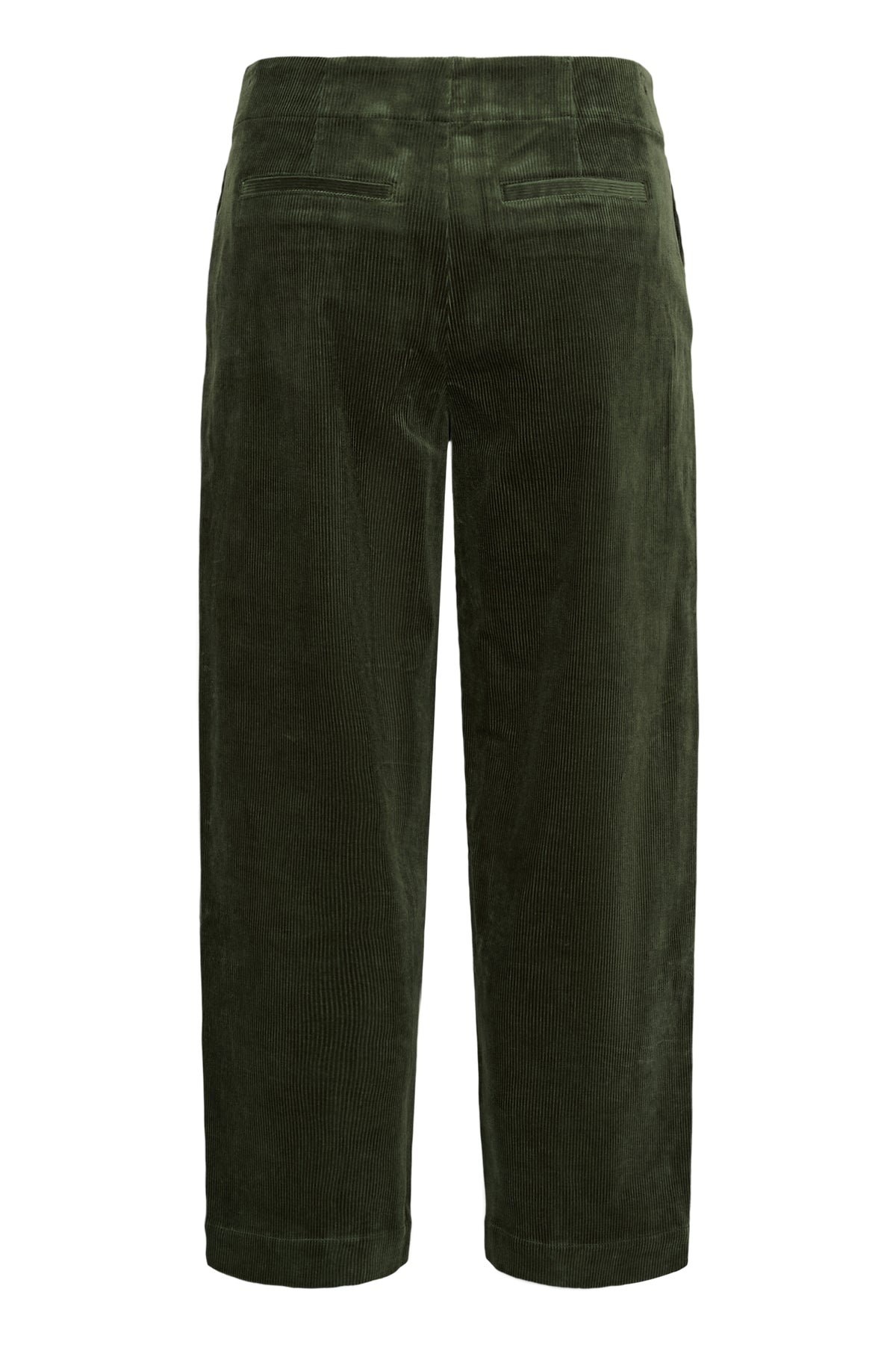 Part Two Netta corduroy trousers in Beetle green