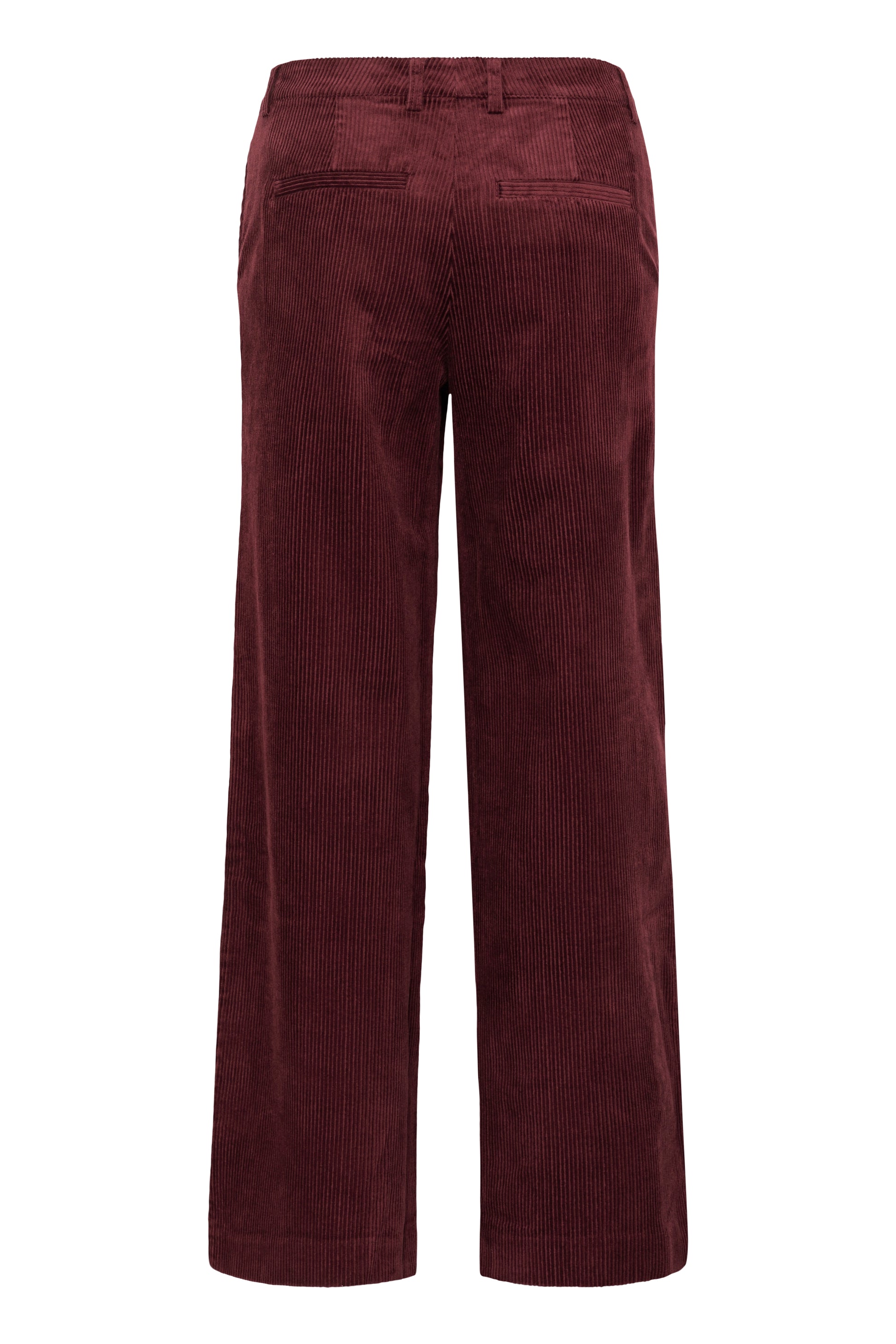 Part Two Tawny Port Cord trousers  view from back