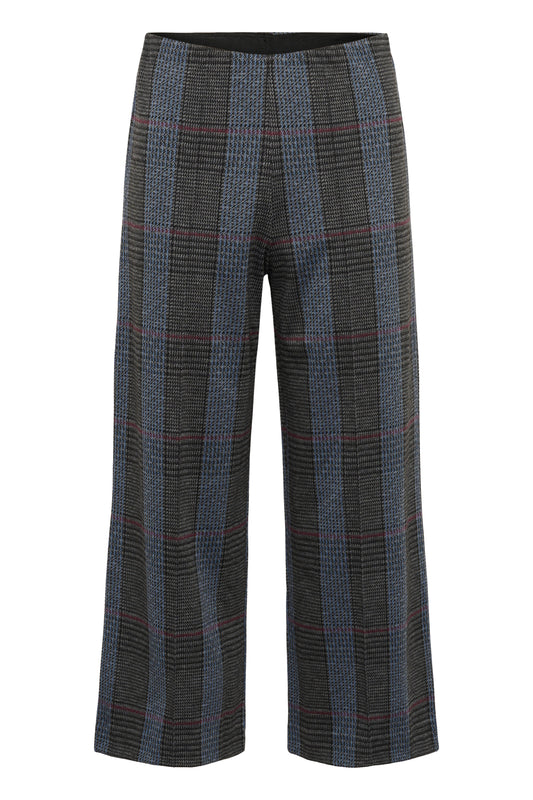 Part Two Llisan Trouser - Large Grey Check - xs