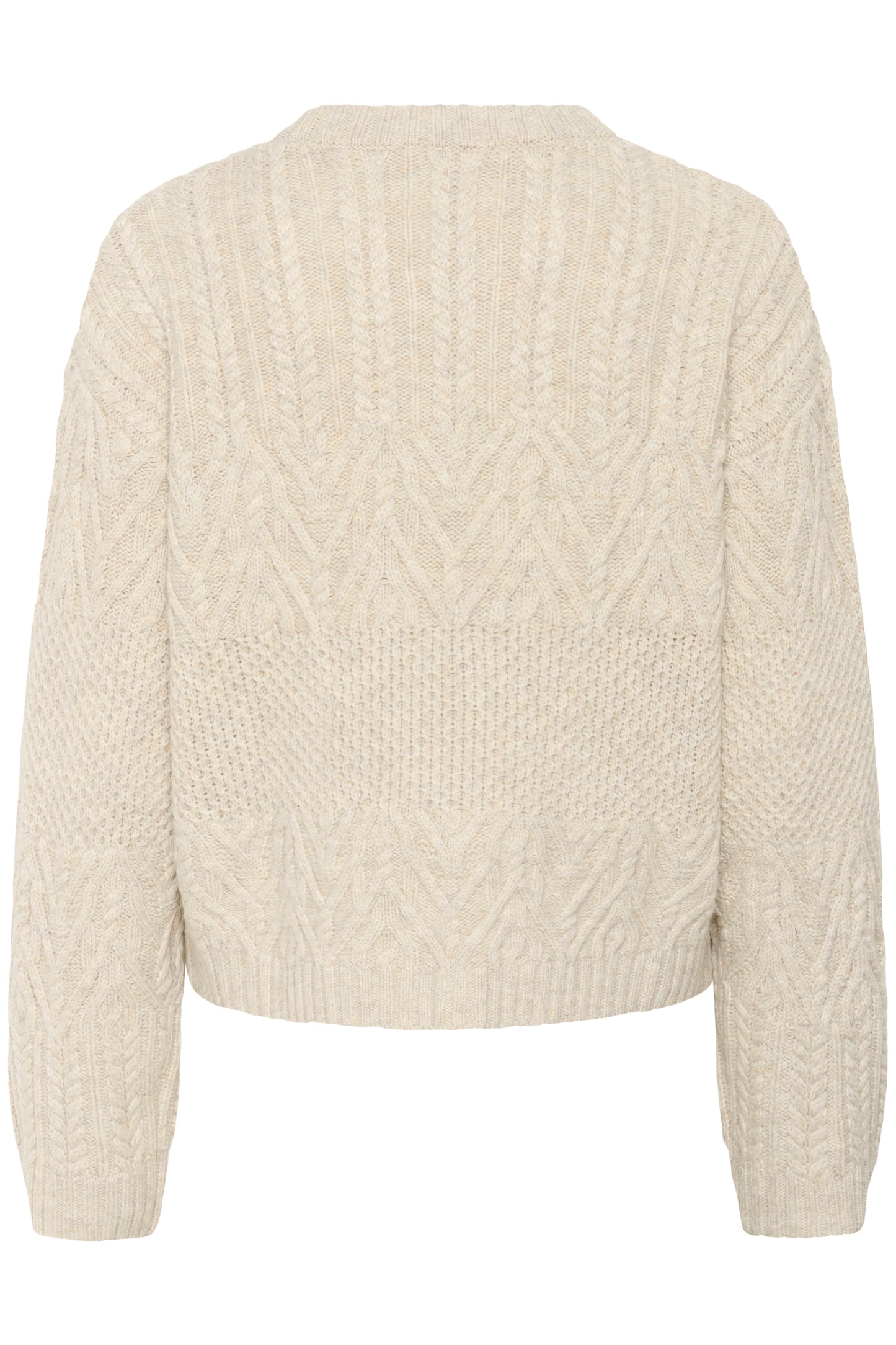 Part two sindy pullover in french oak colour.  View from the back