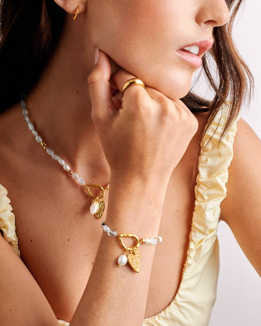Pearla Solesi Necklace and Bracelet