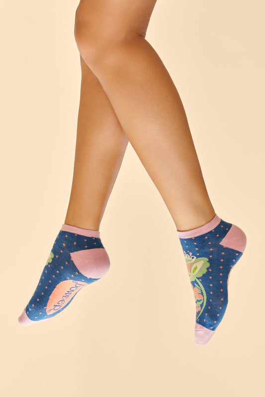 Powder Trainer Socks -Scandinavian Stems