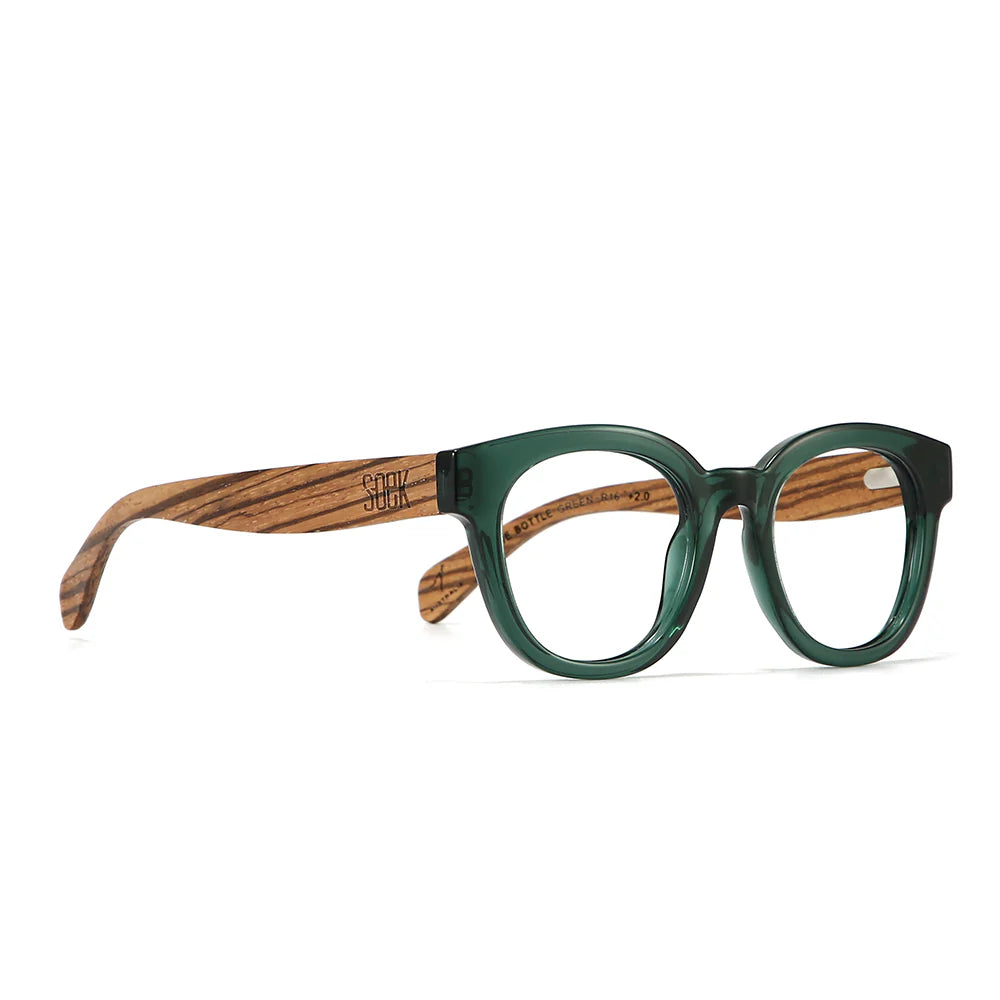 SOEK Alive Bottle Green Glasses