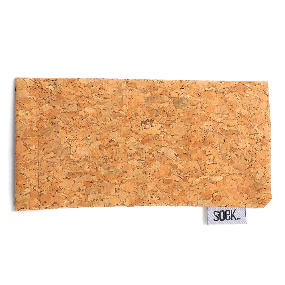 SOEK Cork Biodegradeable Glasses SLeeve