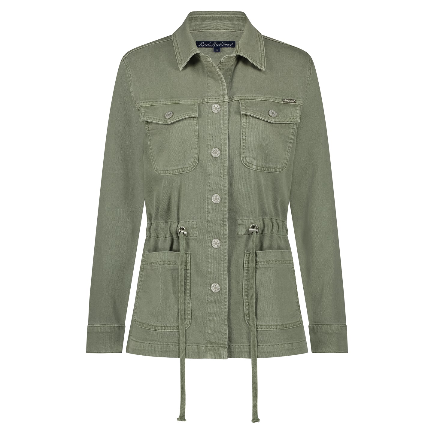 Red Button Robie Jacket - Tea Green