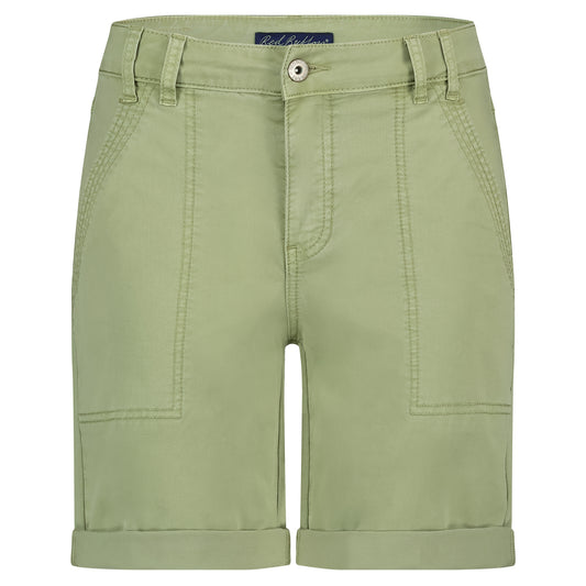 Red Button Joy Bermuda Shorts - Summer Sage for stylish utility and comfort in warm weather adventures.