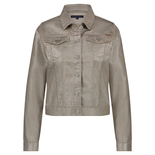 Red Button Shelly Jacket - Sand