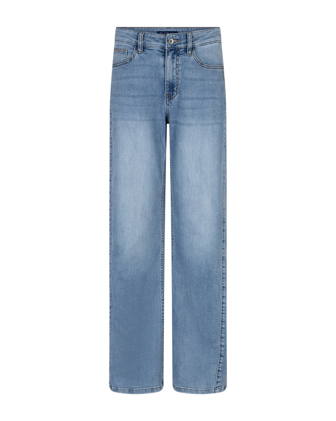 Red Button Claudett Slanted Seam Wide Leg Light Blue Jeans