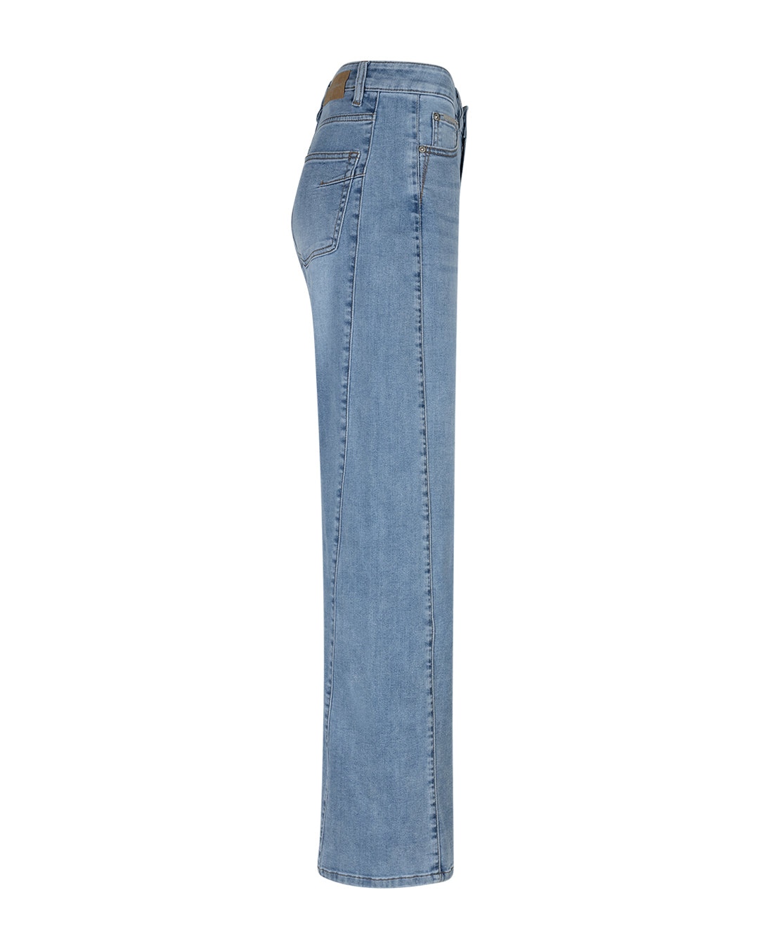 Red Button Claudett Slanted Seam Wide Leg Light Blue Jeans