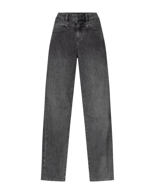 Red Button Korine Grey Denim Barrel Leg Jeans