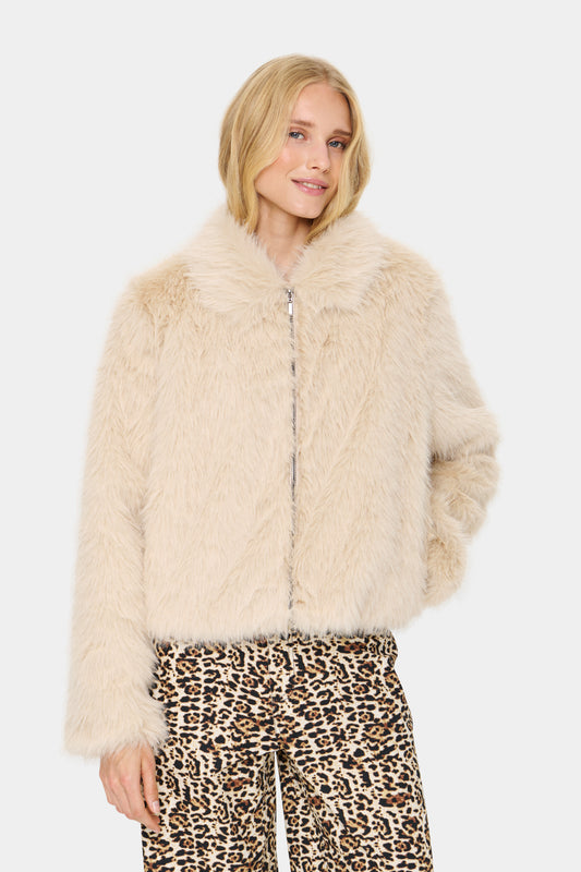 Saint Tropez Zaseline Jacket - Creme - xs