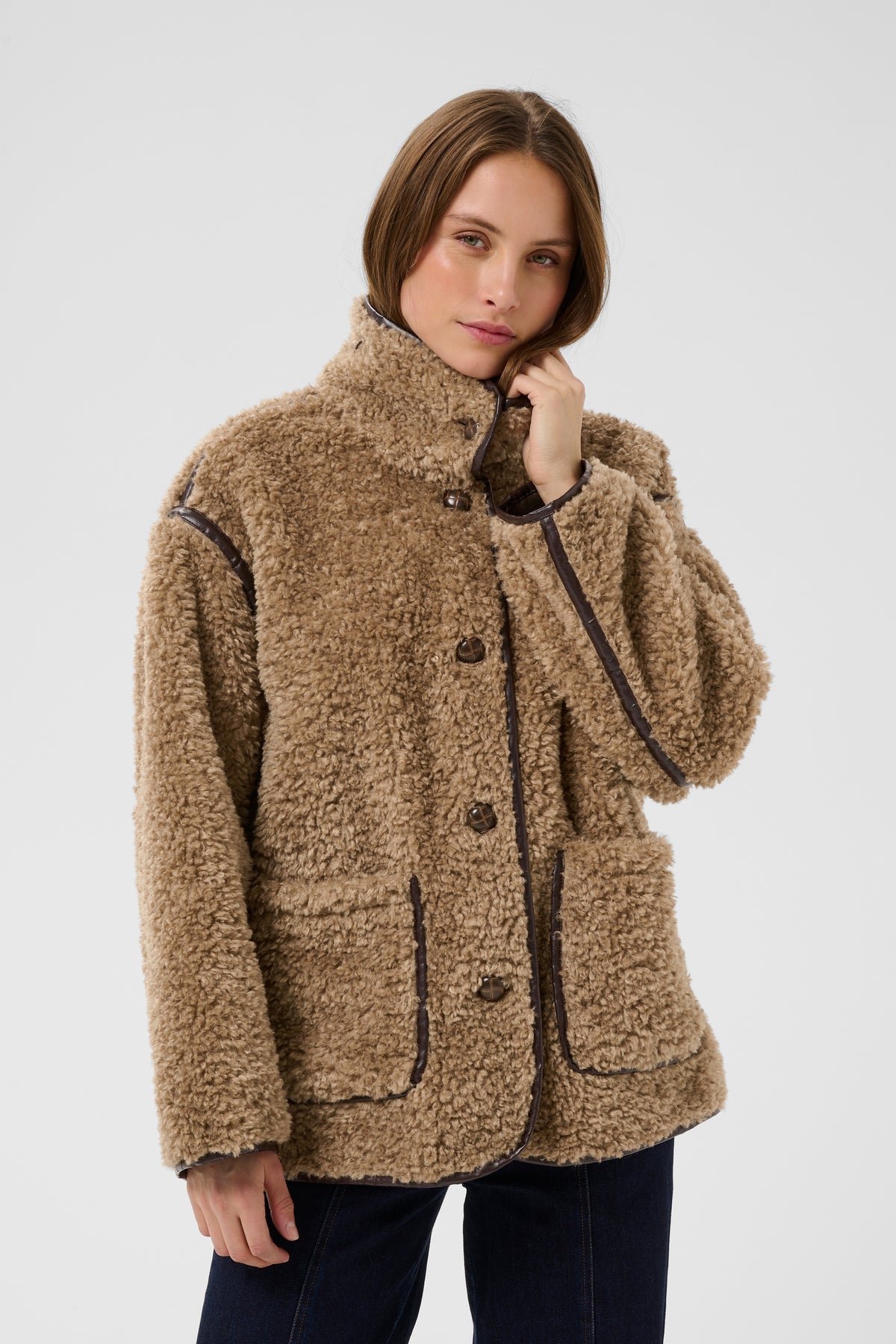 Samantha Teddy Brown Saint Tropez Jacket