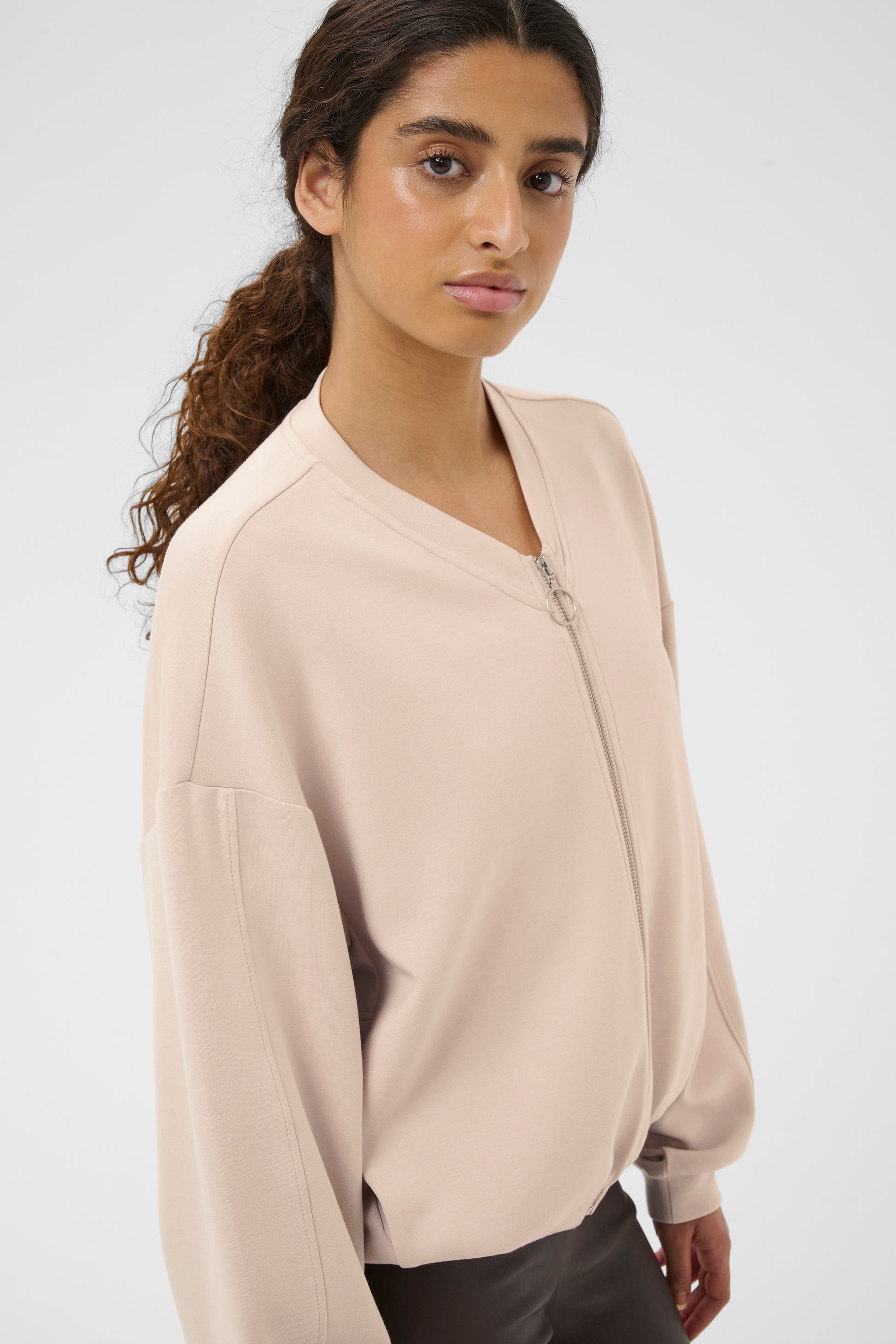 Simi Vincent Zipper Jacket from InWear in Haze
