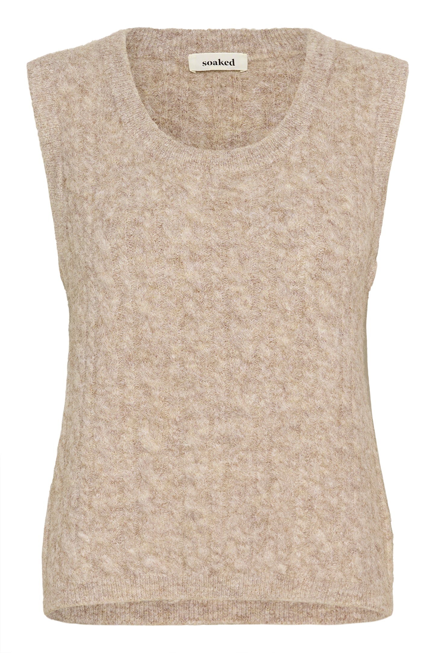 Soaked In Luxury Vespera Vest - Dune Melange 