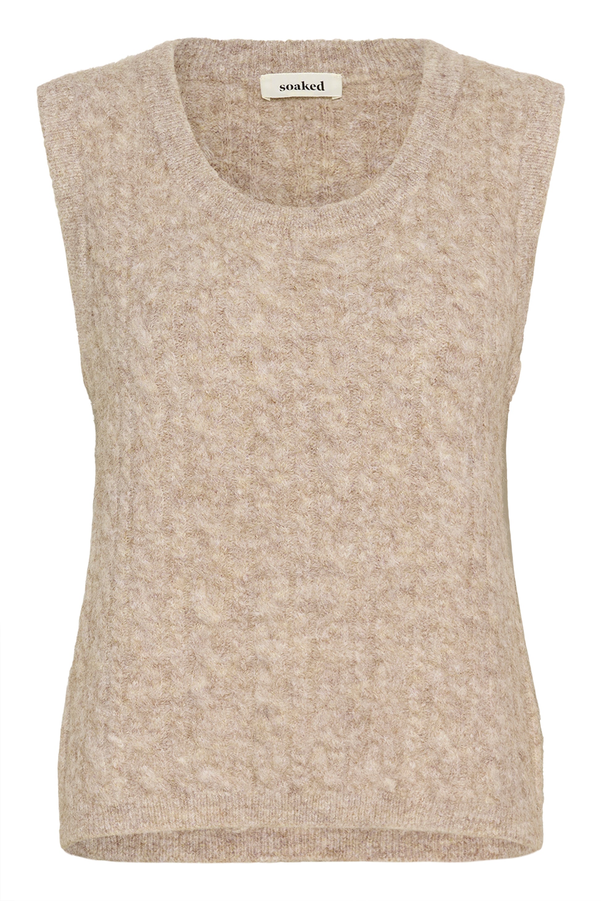 Soaked In Luxury Vespera Vest - Dune Melange 