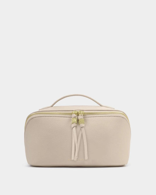 Katie Loxton Soho Medium Makeup Bag in Oyster