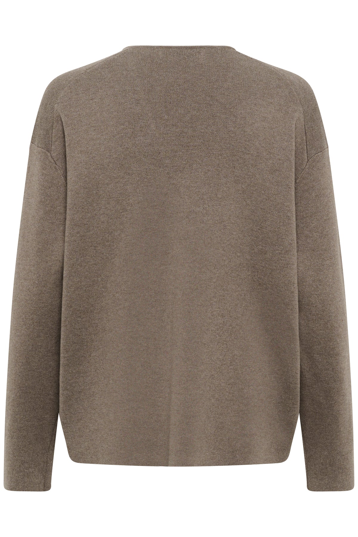 Inwear Tilda V Neck jumper in brown/grey colour