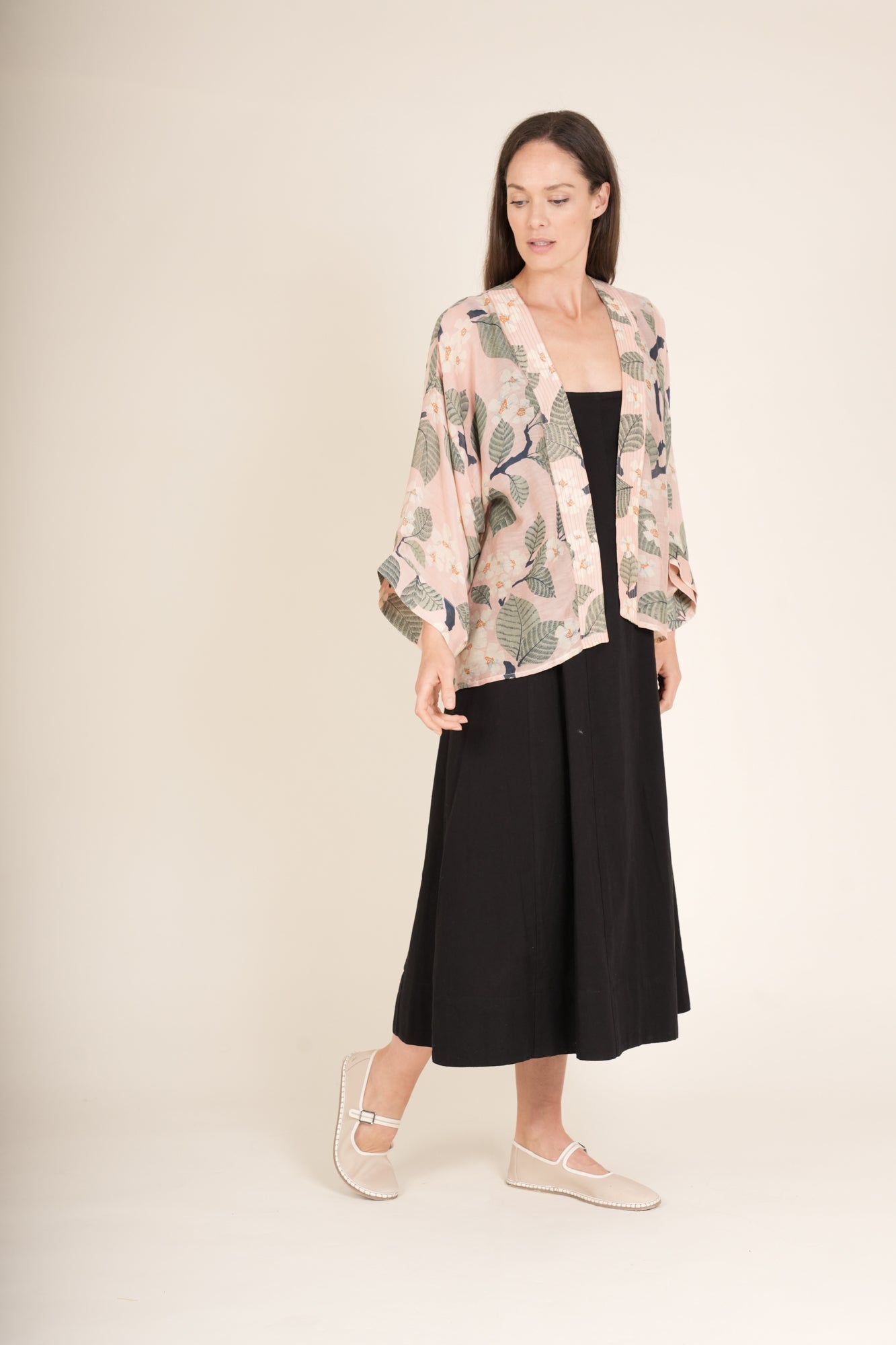 One Hundred Stars Tree Blossom Kimono - Pink