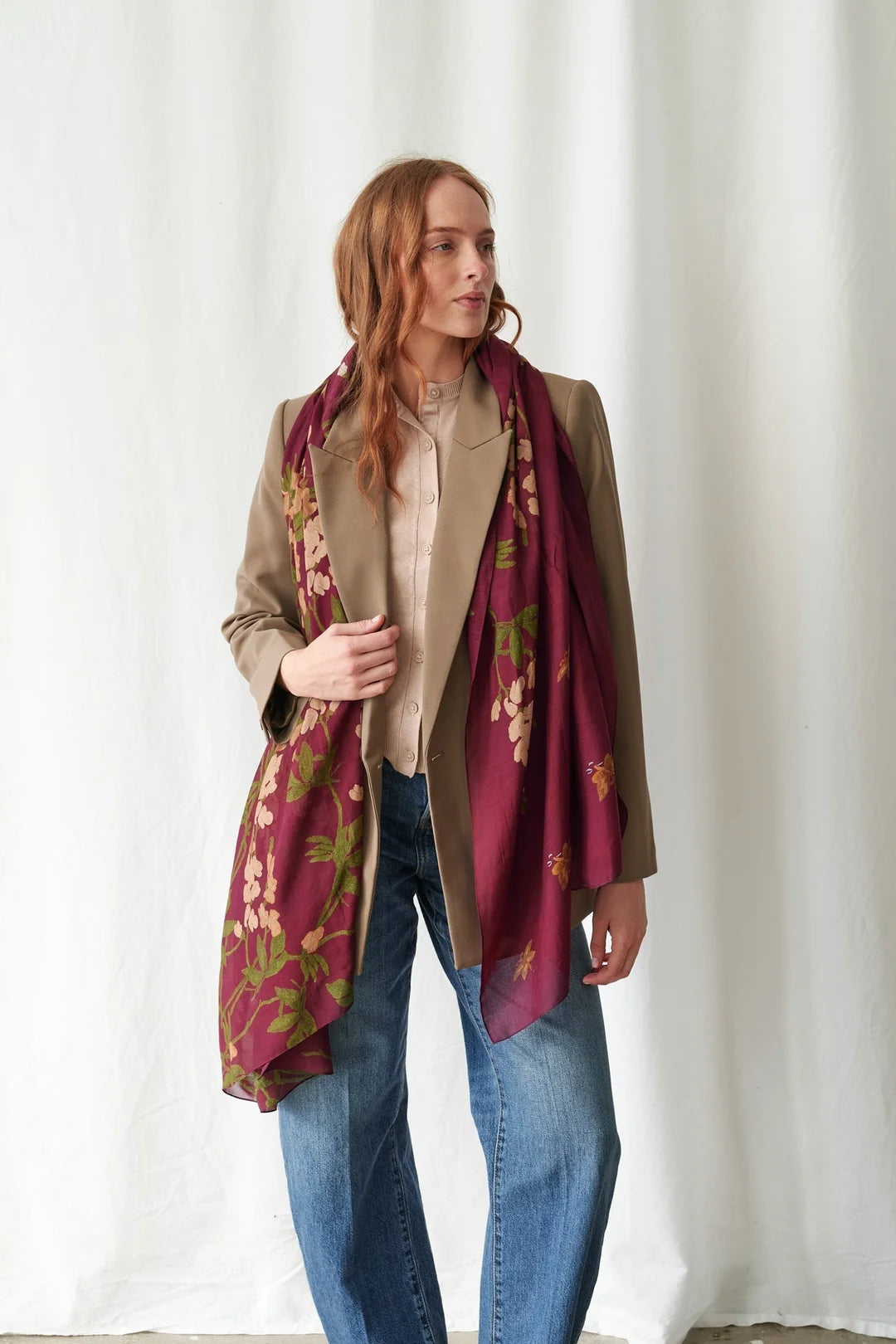One Hundred Stars Scarf - Wisteria Plum