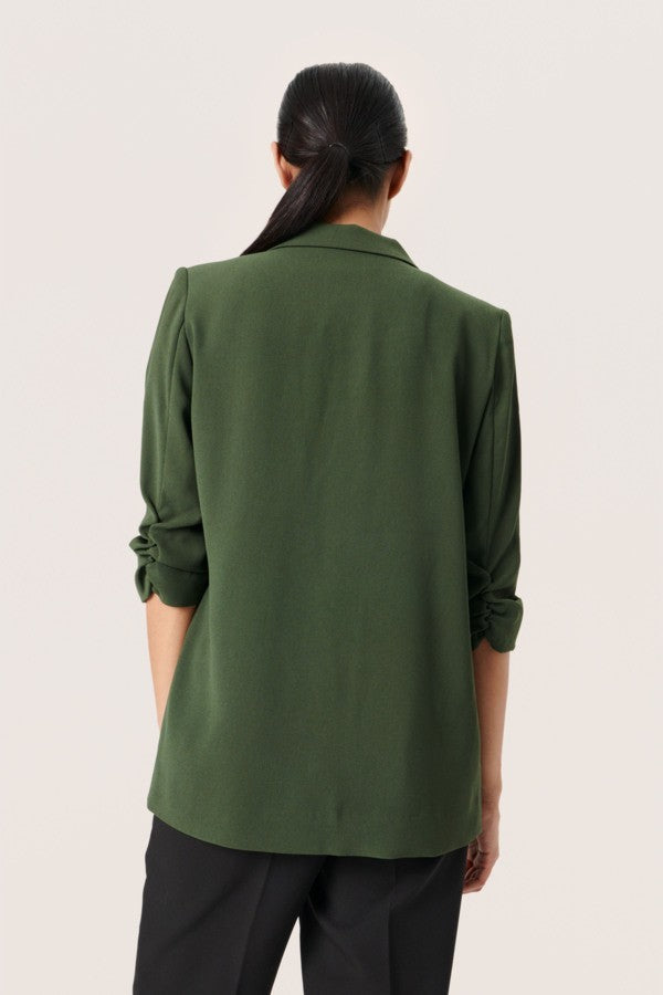 Soaked In Luxury Shirley Blazer - Kombu Green