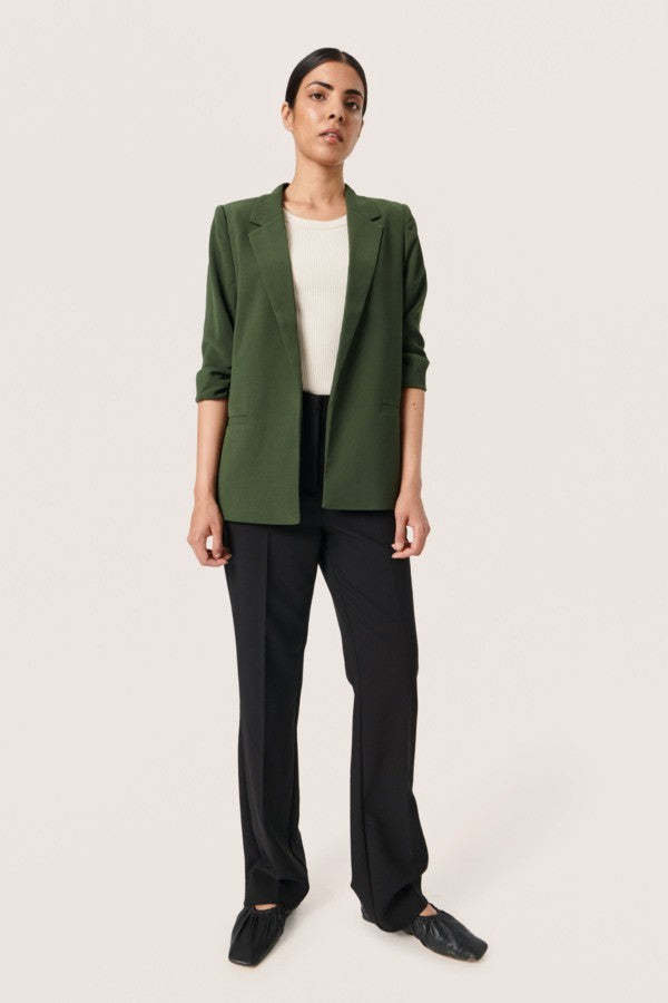 Soaked In Luxury Shirley Blazer - Kombu Green