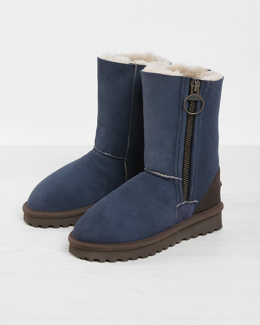 Celtic & Co Aviator Navy Sheepskin Boots