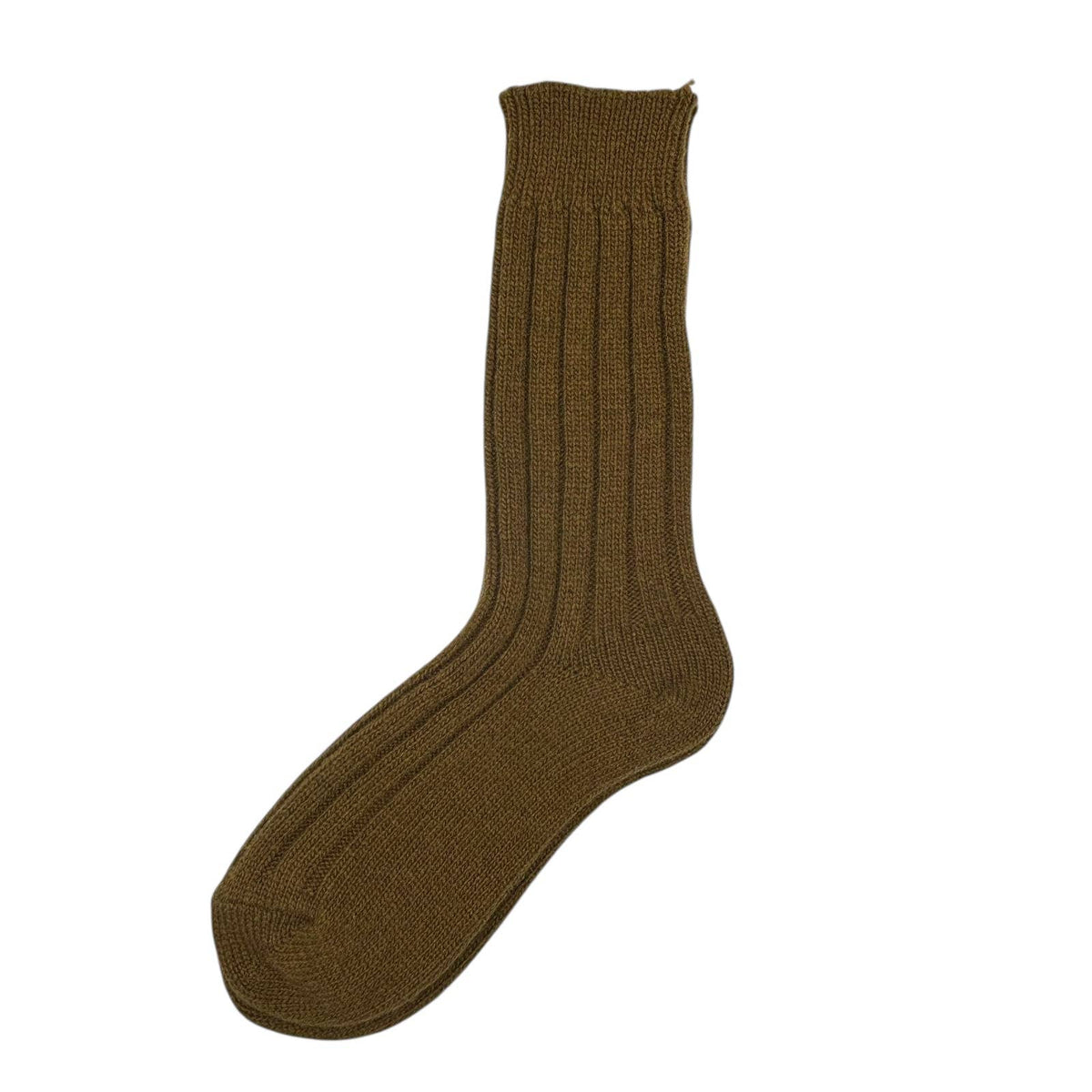 Sofia cashmere-blend pair of socks: Rust