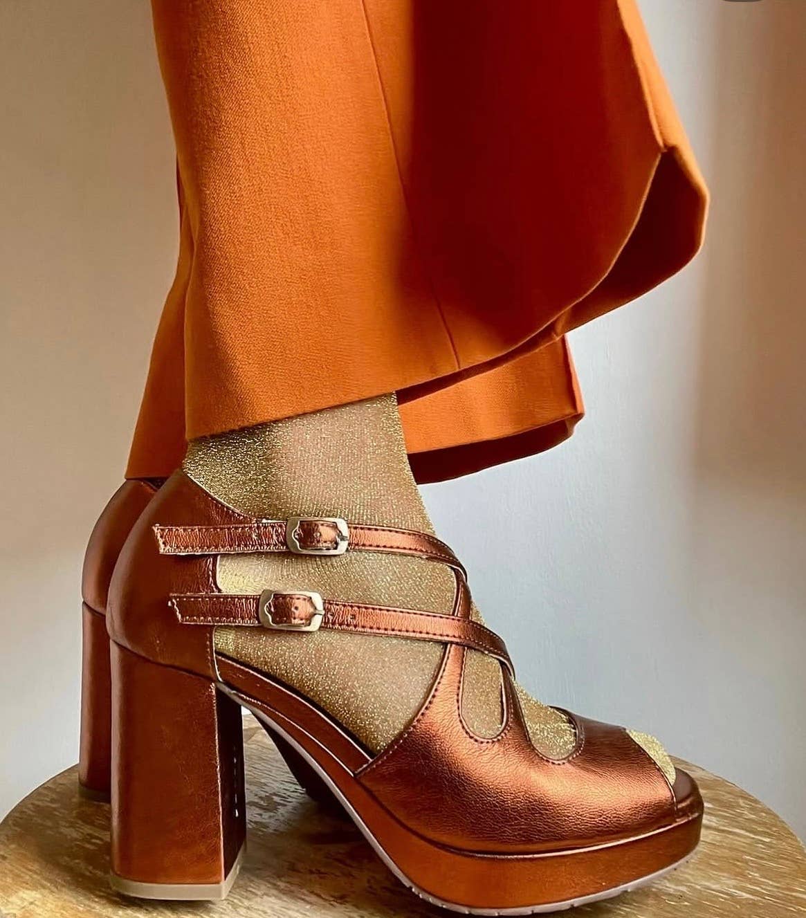 Gold & Bronze Rio sock box duo