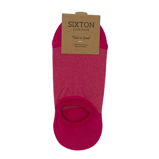 Sixton Tokyo trainer socks: Bright pink