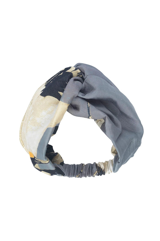 One Hundred Stars Headband - Grey Stork