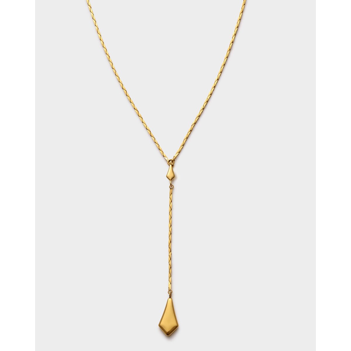 Katie Loxton Harlequin Waterproof Gold Lariat Necklace