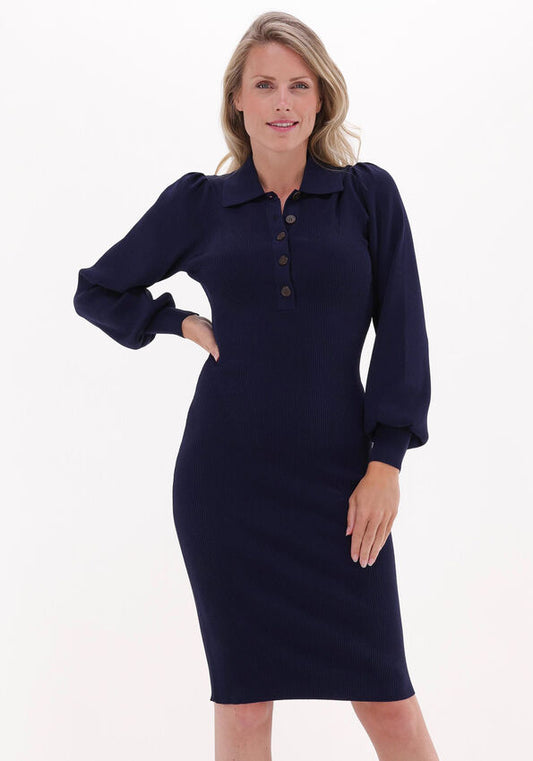 Second Female Lee Knit Dress - Dark Blue