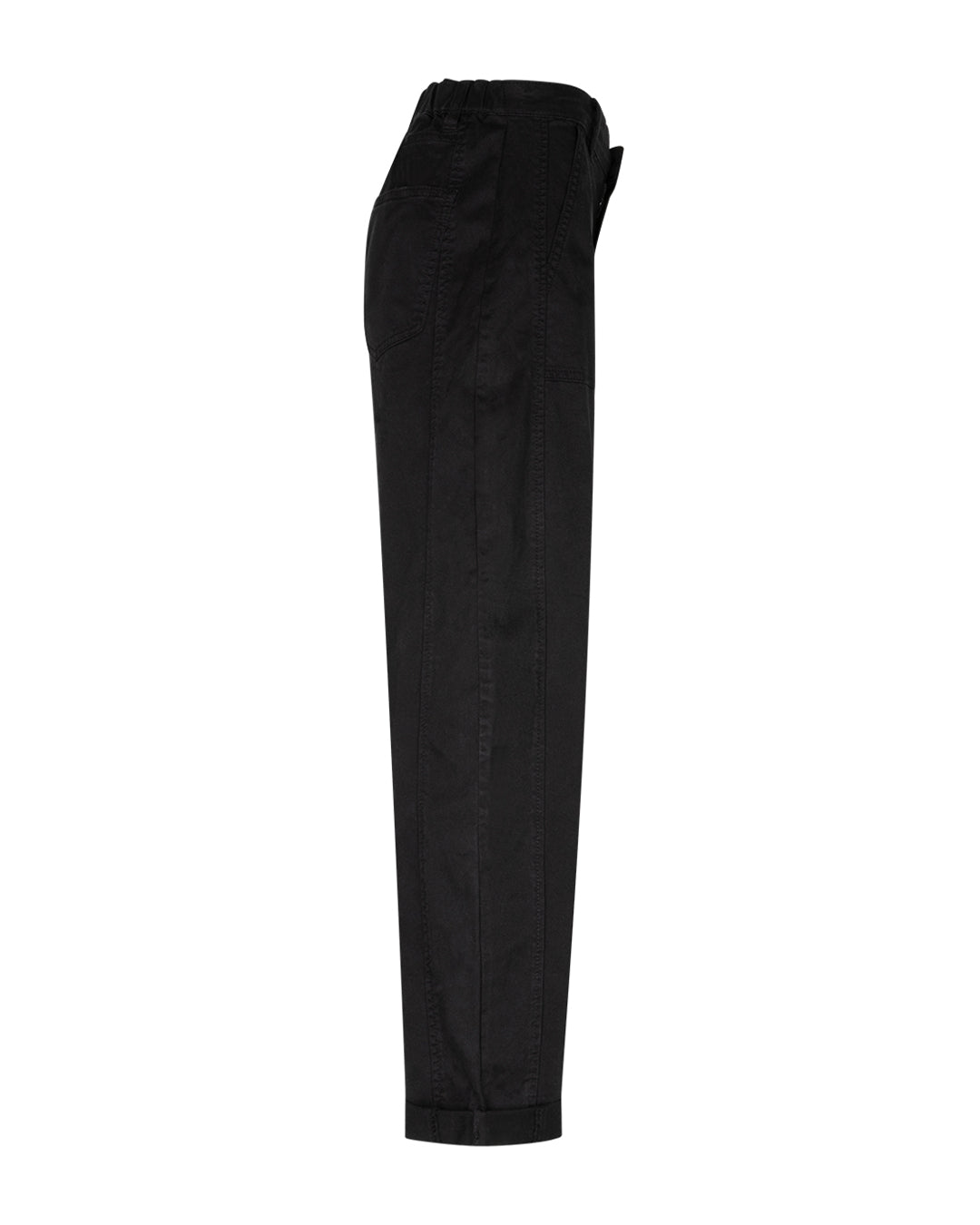 Red Button Margot Fine Twill Trouser in Black with 30-inch leg