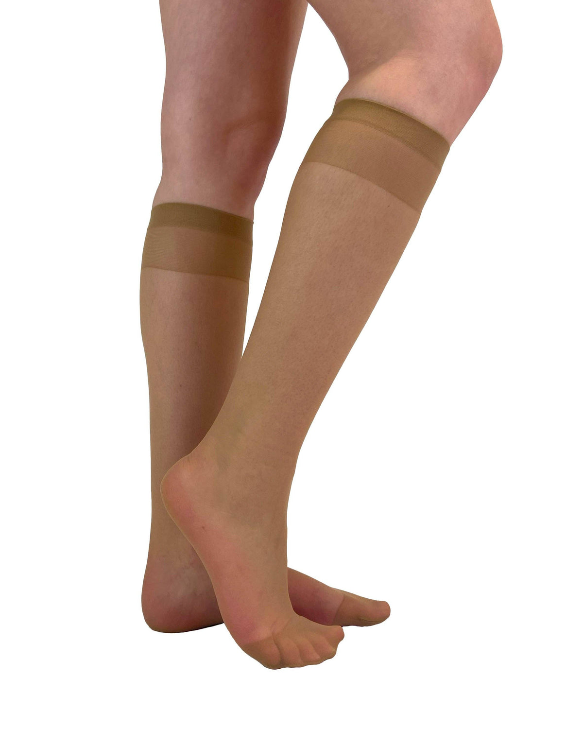 Pamela Mann Black Sheer Knee High Socks