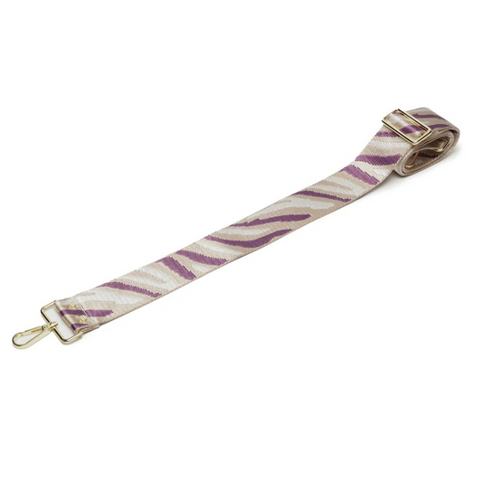 Elie Beaumont 5cm Strap - Plum Zebra