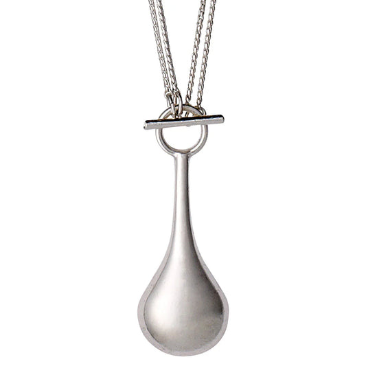 Pilgrim Natalie Tear Drop Necklace - Silver Plated