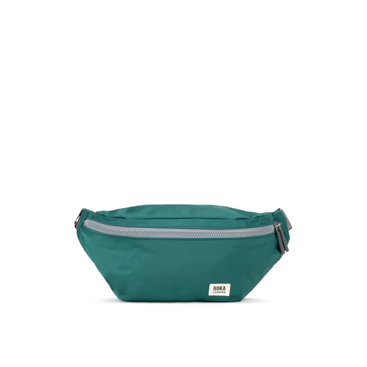 Roka Jubilee Recycled Nylon Hip Bag - Teal